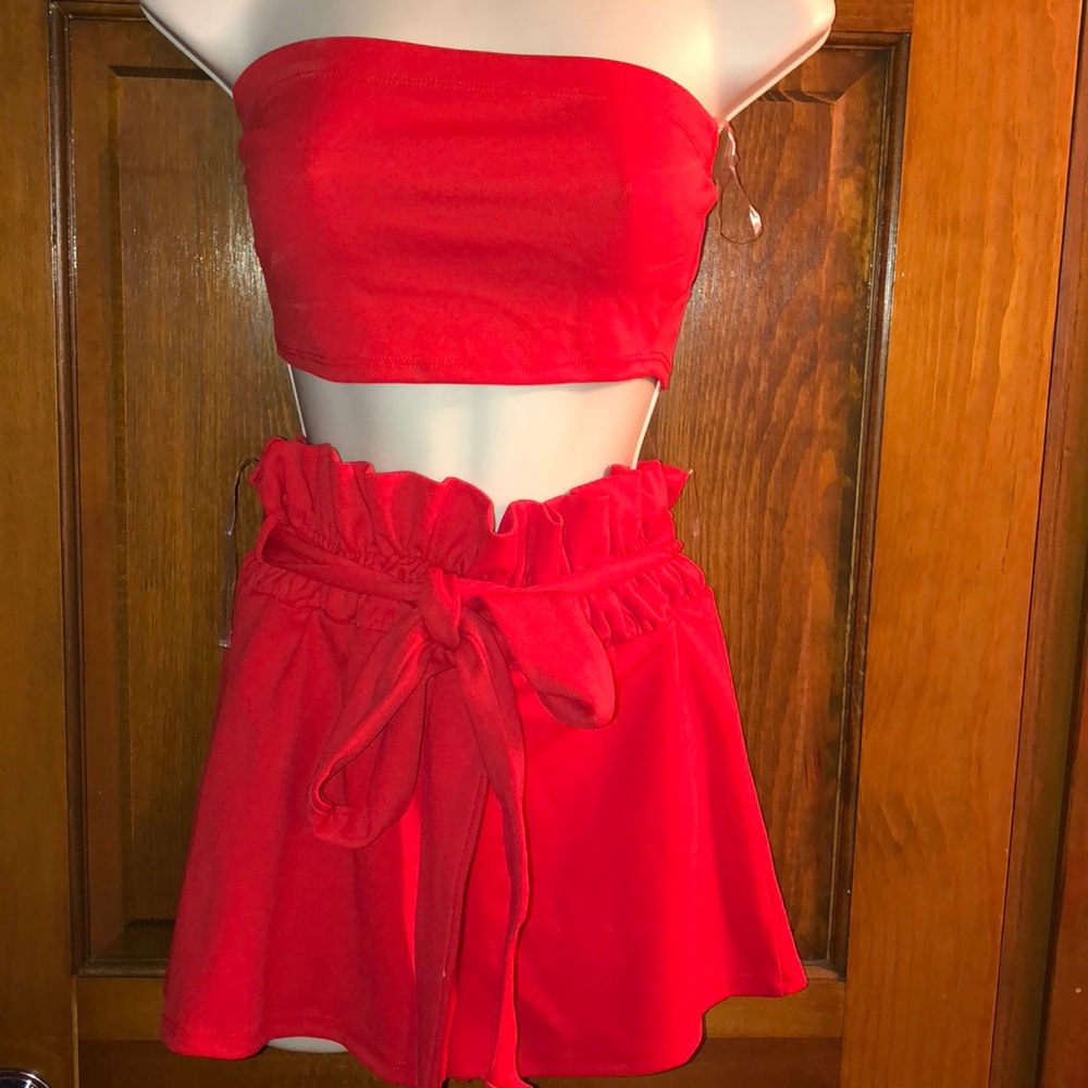Two piece short set
